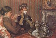 Mary Cassatt Afternoon tea Spain oil painting artist
